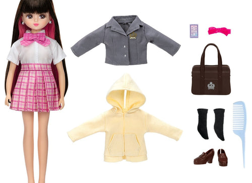 Load image into Gallery viewer, Takara Tomy Licca Chan Doll Set - LD-06 JK Licca School life
