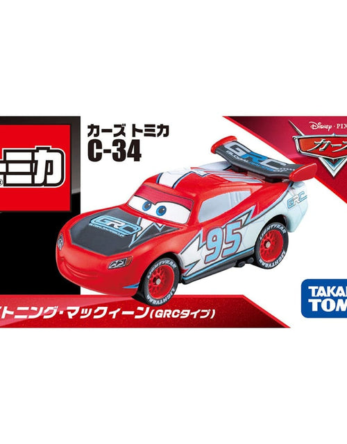 Load image into Gallery viewer, Takara Tomy Disney Tomica PIXAR CARS C-34 Lightning McQueen (GRC Type) Model Car
