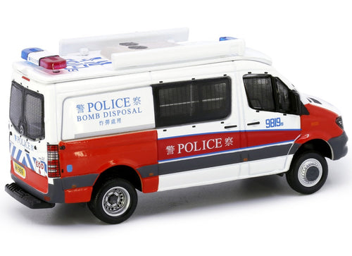 Load image into Gallery viewer, Tiny City 132 Die-cast Model Car - MERCEDES-BENZ Sprinter FL EOD (Red White)
