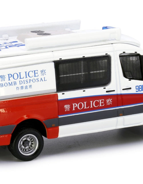 Load image into Gallery viewer, Tiny City 132 Die-cast Model Car - MERCEDES-BENZ Sprinter FL EOD (Red White)
