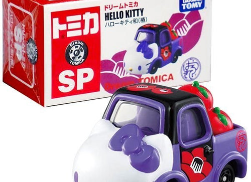 Load image into Gallery viewer, Takara Tomy Dream Tomica Die-cast car Sanrio SP Hello Kitty Apple Carry Purple
