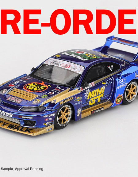 (Pre-order) MINI GT #1185 Nissan LB-Super Silhouette S15 SILVIA  #555 Team