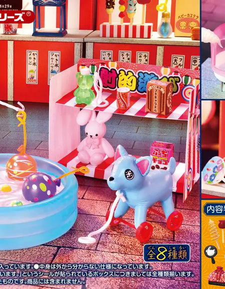 Re-ment Petite Sample Summer Festival Summer Night Market Set Full set of 8