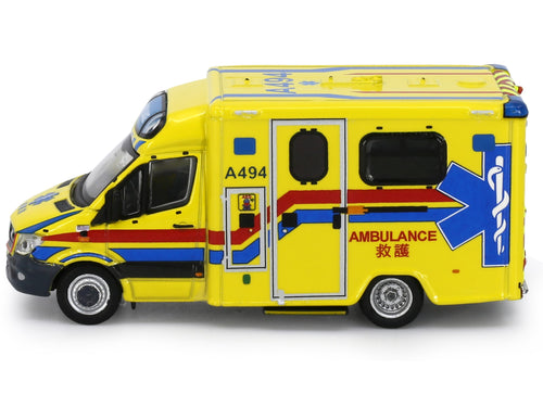 Load image into Gallery viewer, Tiny City Die-cast Model Car - MERCEDES-BENZ Sprinter FL HKFSD Ambulance (A294)
