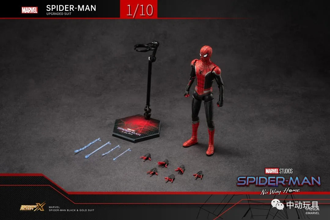 ZD Toys Marvel Avengers 1/10 Spiderman Upgraded Suit No Way Home Action Figure