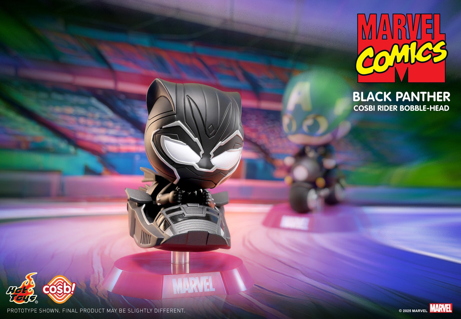 Hot Toys Marvel Comics - Marvel Cosbi Rider Bobble-Head Collection (Set of 6)