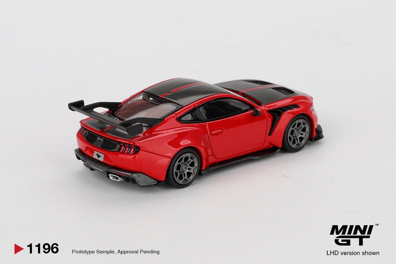 (Pre-order) MINI GT #1196 1/64 Ford Mustang GTD Race Red Diecast Model Car