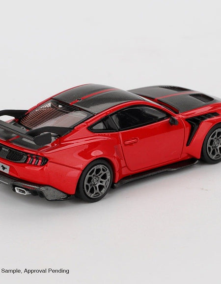 MINI GT #1196 1/64 Ford Mustang GTD Race Red Diecast Model Car