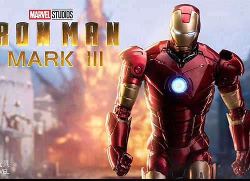 Load image into Gallery viewer, ZD Toys Marvel Avengers 1/10 Iron Man MK3 Action Figure with Lighting Function
