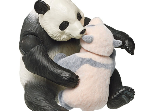Load image into Gallery viewer, Takara Tomy Ania AL-27 Giant Panda Parent and Child Animal Figure

