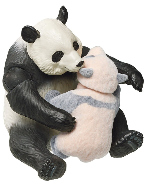 Load image into Gallery viewer, Takara Tomy Ania AL-27 Giant Panda Parent and Child Animal Figure
