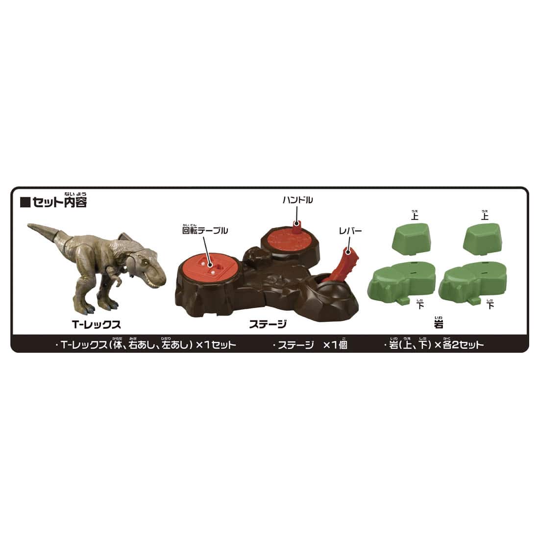 Takara Tomy ANIA animal Figure - Jurassic World 3 Big T-Rex Battle Stage
