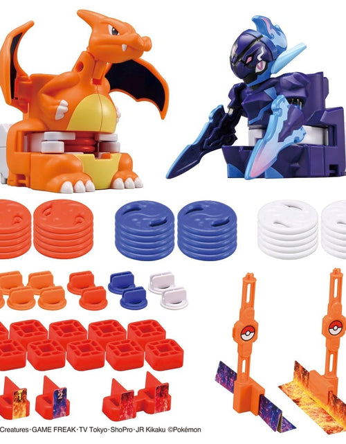 Load image into Gallery viewer, Takara Tomy Pokemon Ultimatch 11 11 Charizard VS Ceruledge Game Set
