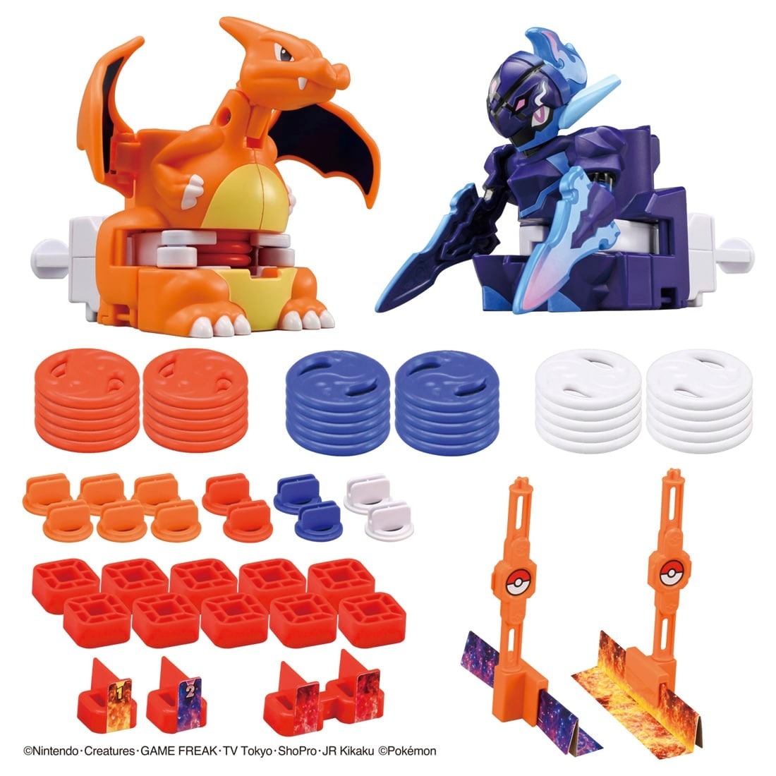 Takara Tomy Pokemon Ultimatch 11 11 Charizard VS Ceruledge Game Set