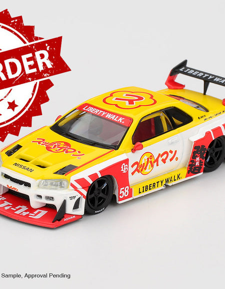 (Pre-order) MINI GT #1204 Nissan LB-ER34 Super Silhouette SKYLINE Suppaiman