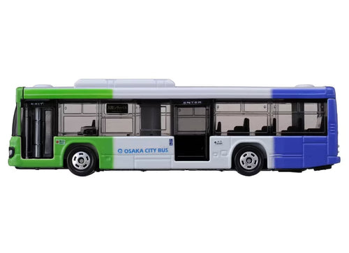 Load image into Gallery viewer, Takara Tomy Tomica #129 1/82 Isuzu Erga Osaka City Bus Diecast model car
