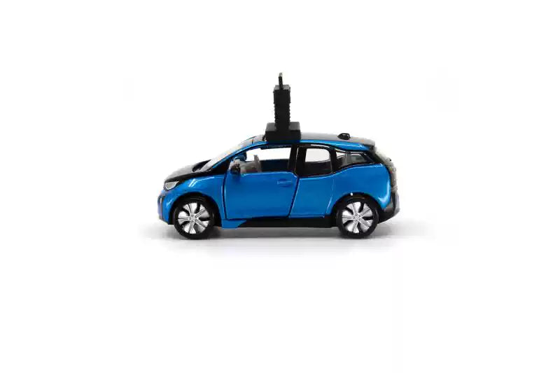 Tiny City Exhibition Exclusive Diecast Car: BMW i3 Clock Car HK Half Marathon