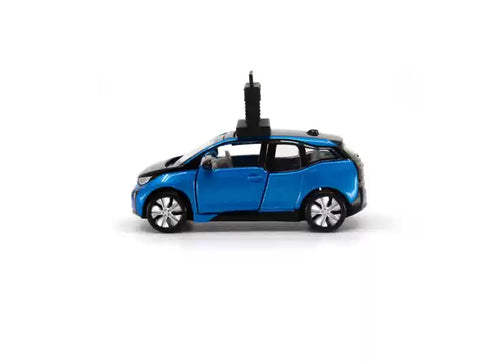 Load image into Gallery viewer, Tiny City Exhibition Exclusive Diecast Car: BMW i3 Clock Car HK Half Marathon
