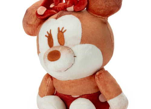 Load image into Gallery viewer, Takara Tomy ARTS Disney Soft Plush Nui Bread Style S Size Sitting Minnie Mouse

