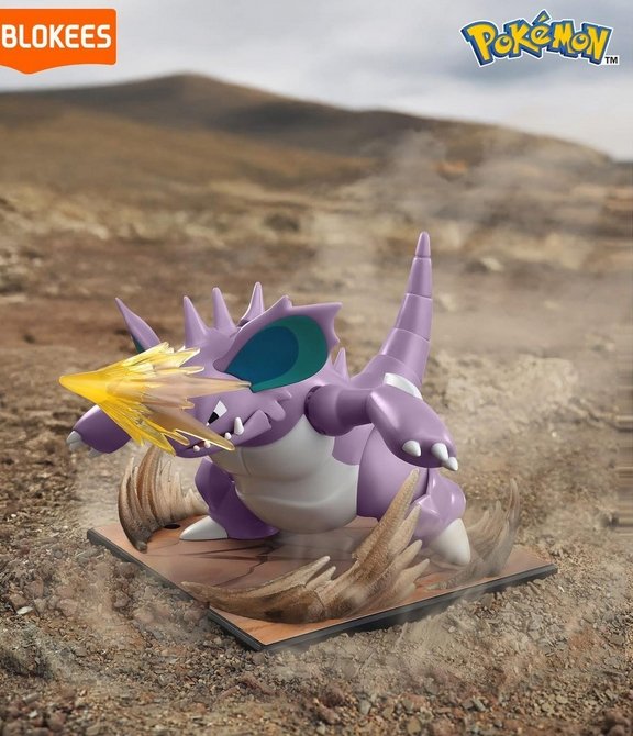 Blokees Pokemon Fantastics Series Nidoking Buildable Action Figure Model Kit