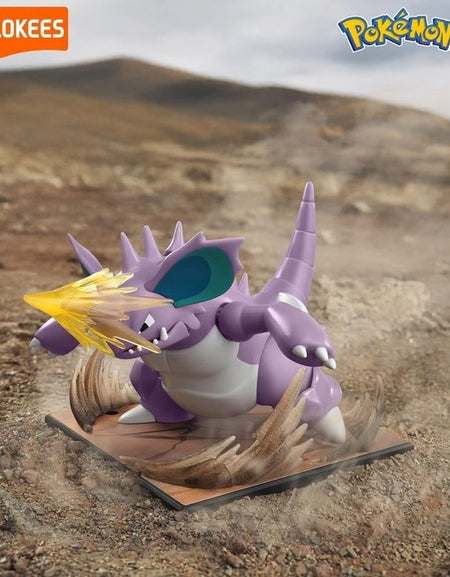 Blokees Pokemon Fantastics Series Nidoking Buildable Action Figure Model Kit