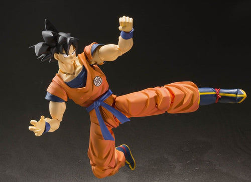 Load image into Gallery viewer, Bandai S.H.Figuarts Son Goku The Saiyan Grew Up on Earth Completed Action figure
