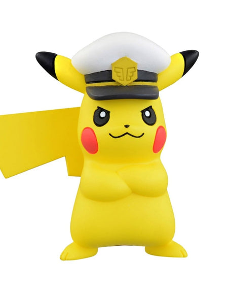 Takara Tomy Pokemon Moncolle - MS-12 Captain Pikachu Mini Figure Color Box