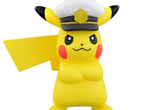 Load image into Gallery viewer, Takara Tomy Pokemon Moncolle - MS-12 Captain Pikachu Mini Figure Color Box

