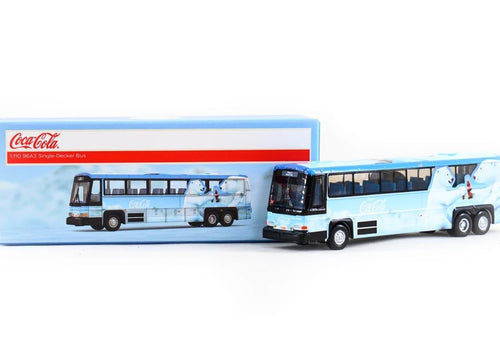 Load image into Gallery viewer, Tiny City Die-cast Model Car - 96A3 Single Deck Bus "COCA COLA Polar Bear"
