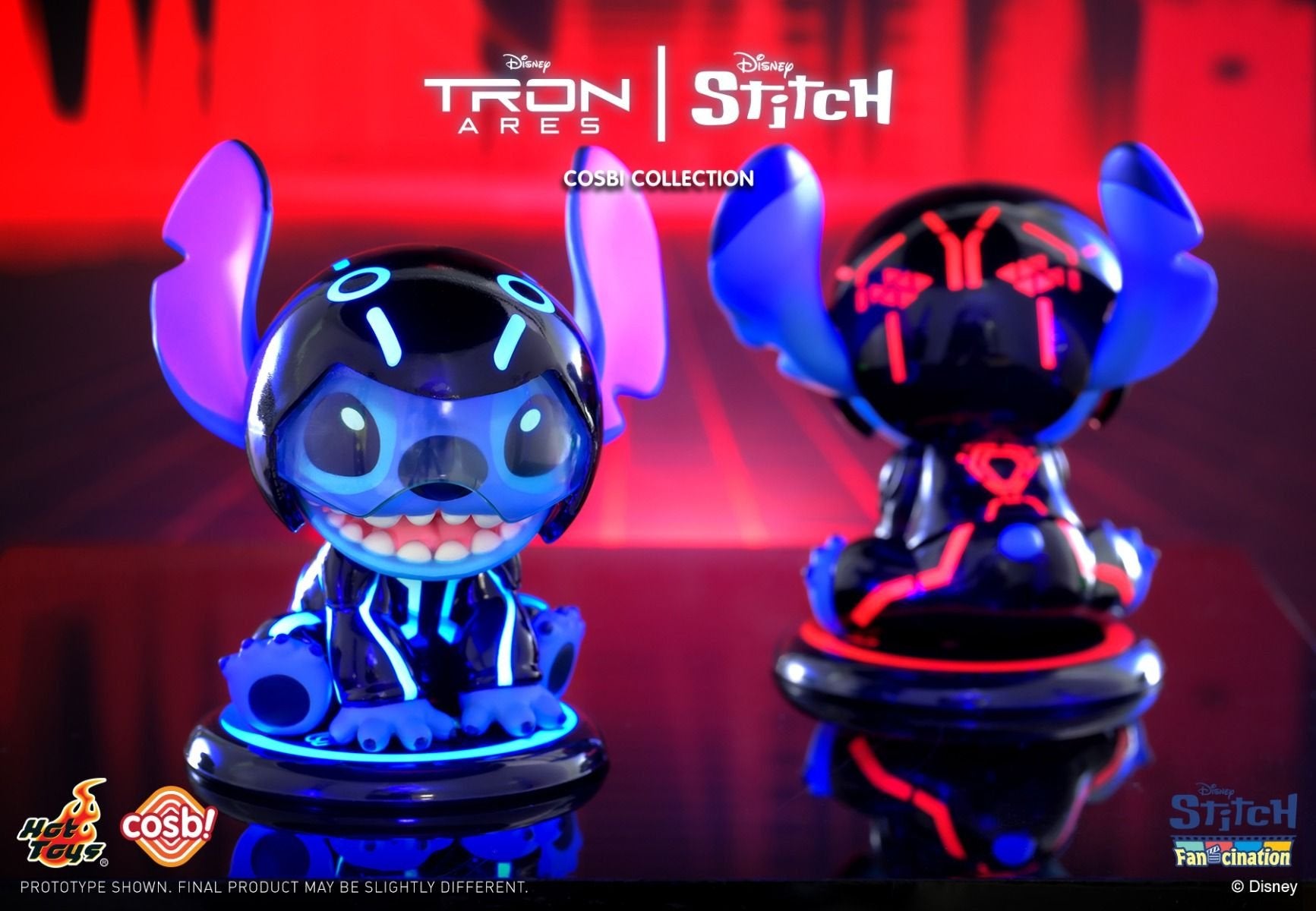 Hot Toys Disney Tron Stitch Cosbi Collection Full Set of 4 (8pcs Box Set)CBX327