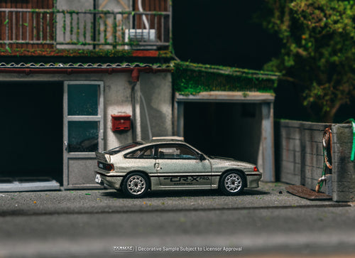 Load image into Gallery viewer, Tarmac Works 1/64 HONDA Ballade Sports MUGEN CR-X PRO Silver Model
