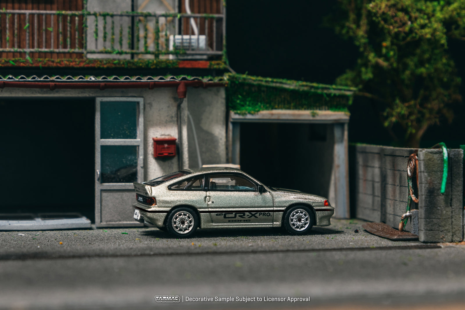 Tarmac Works 1/64 HONDA Ballade Sports MUGEN CR-X PRO Silver Model
