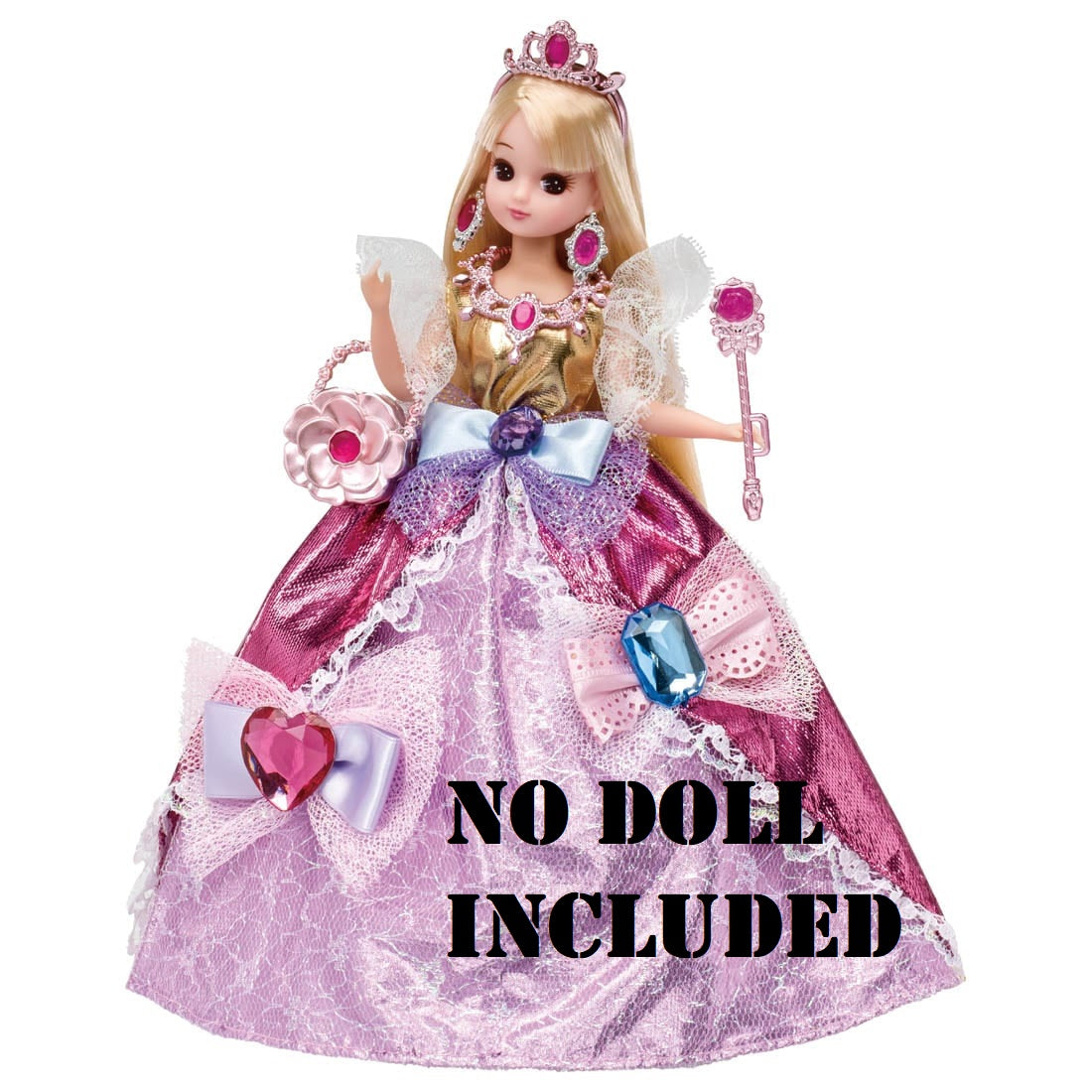 Takara Tomy Licca Fantasy Princess Magical Jewellery Dress (NOT INCLUDE DOLL)