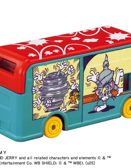 Takara Tomy Dream Tomica Diecast SP Tom and Jerry Jerry Wrapping Bus Blue