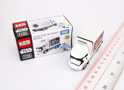 Load image into Gallery viewer, Takara Tomy Tomica SC-04 Star Wars First Order Storm Trooper Ad Turck Diecast
