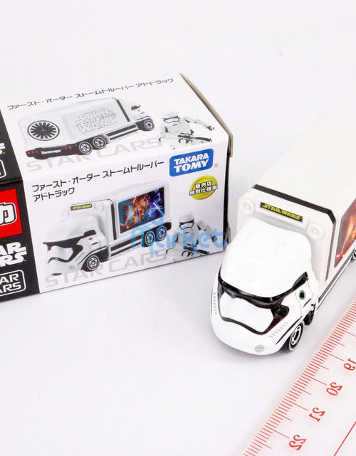 Load image into Gallery viewer, Takara Tomy Tomica SC-04 Star Wars First Order Storm Trooper Ad Turck Diecast
