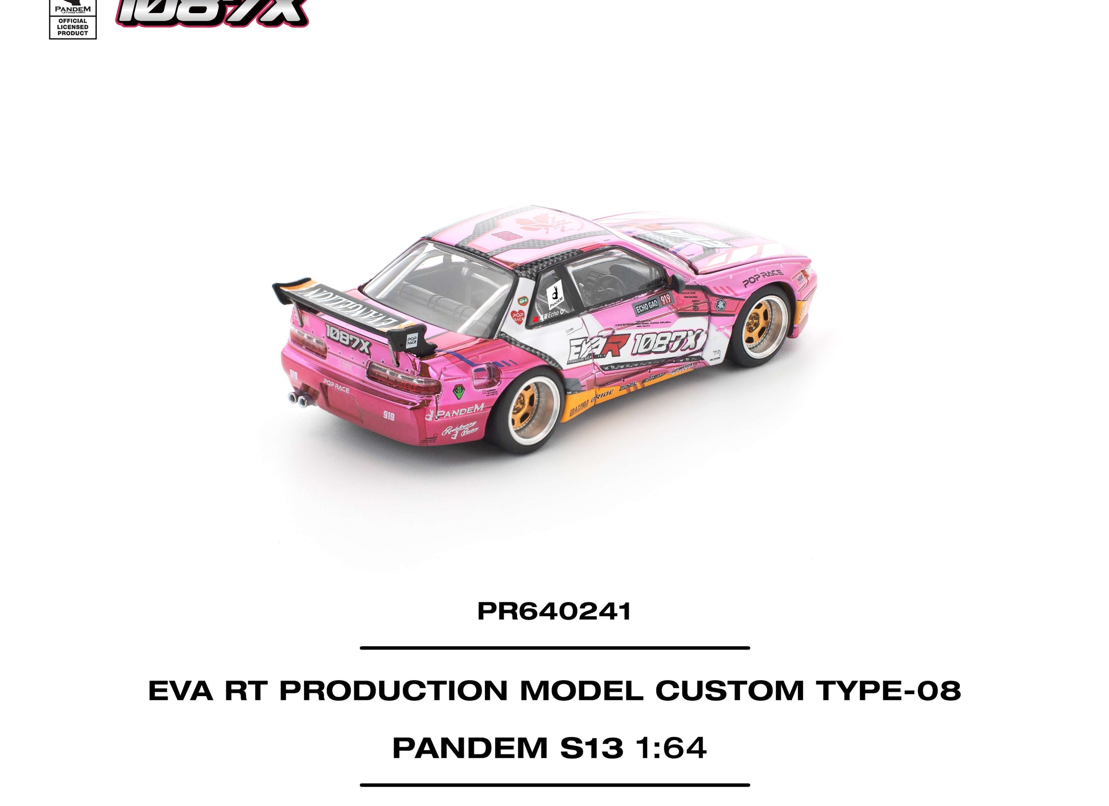 POPRACE 1/64 PANDEM SILVIA S13 EVA RT PRODUCTION CUSTOM TYPE-08