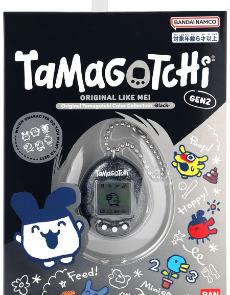 Bandai Tamagotchi The ORIGINAL LIKE ME! GEN1 COLOR COLLECTION BLACK