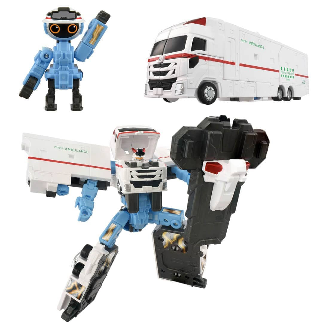Takara Tomy Tomica Joblabor Grand Exceed Police Fire Emergency DX Set