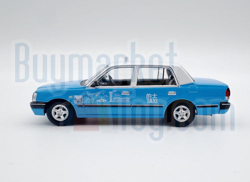 Load image into Gallery viewer, Takara Tomy Tomytec Limited Vintage NEO Toyota Crown Comfort HK Taxi Blue
