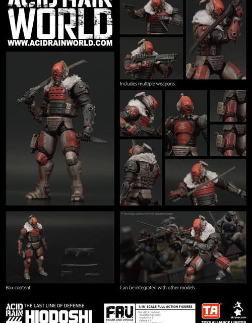 Load image into Gallery viewer, TOYS ALLIANCE x Acid Rain FAV-A111 Hiodoshi 1:18 Figure
