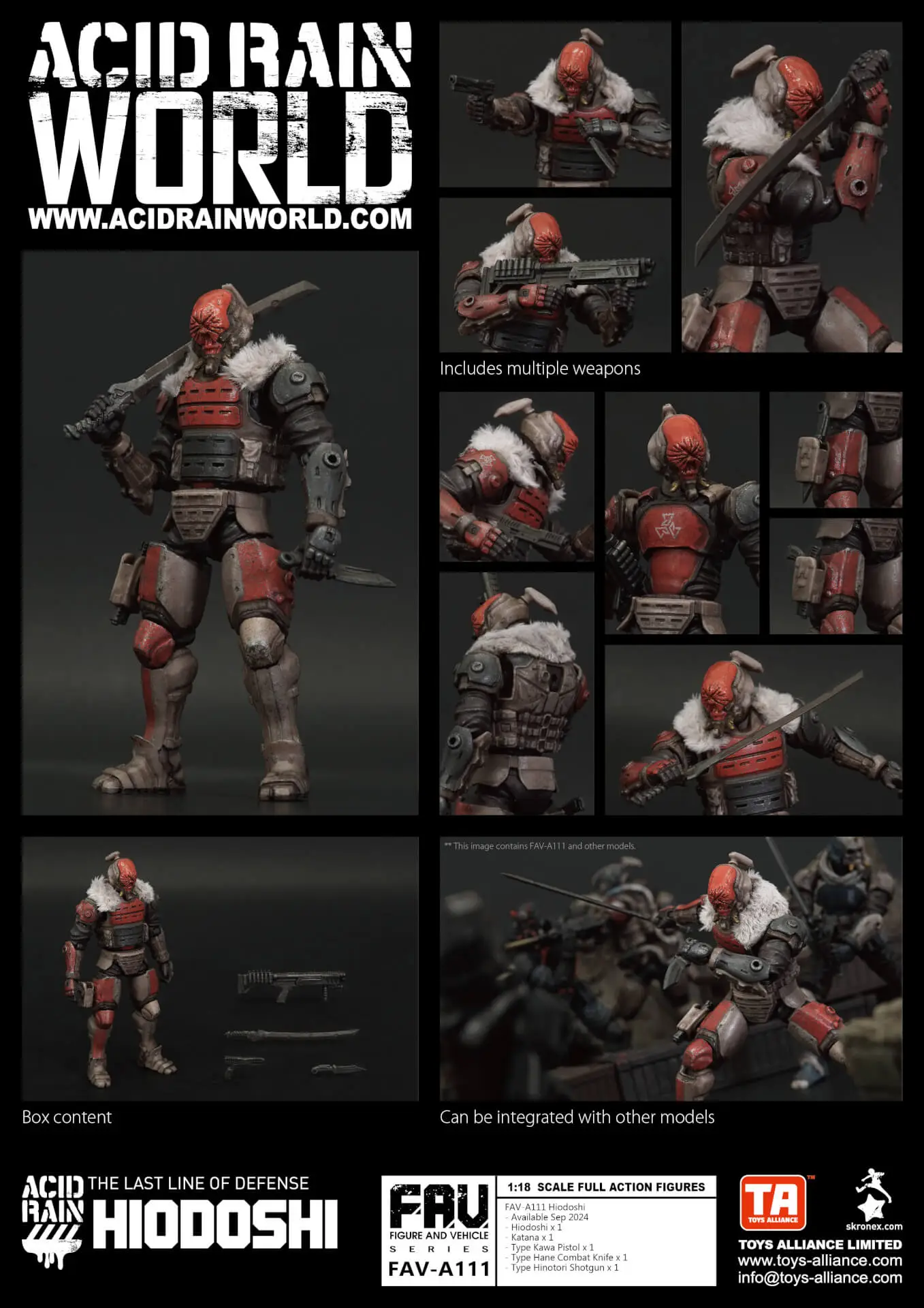 TOYS ALLIANCE x Acid Rain FAV-A111 Hiodoshi 1:18 Figure