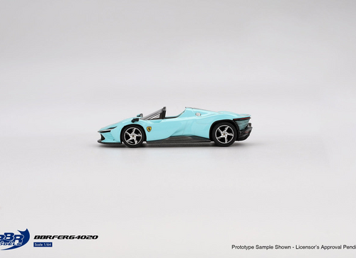 Load image into Gallery viewer, BBR 1/64 Ferrari Daytona SP3 Light Blue Diecast Model Car
