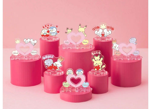 Load image into Gallery viewer, Takara Tomy Pokemon PokePeace Acrylic Stands that Connect Together Mellow Heart
