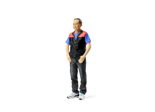 Load image into Gallery viewer, TINY City HK Scale 1/18 #17 Mr. Chan The Taxi Driver Resin Model Figure
