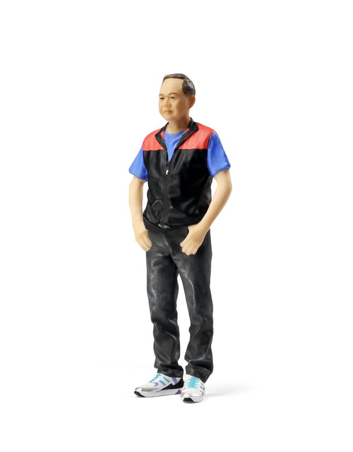 Load image into Gallery viewer, TINY City HK Scale 1/18 #17 Mr. Chan The Taxi Driver Resin Model Figure
