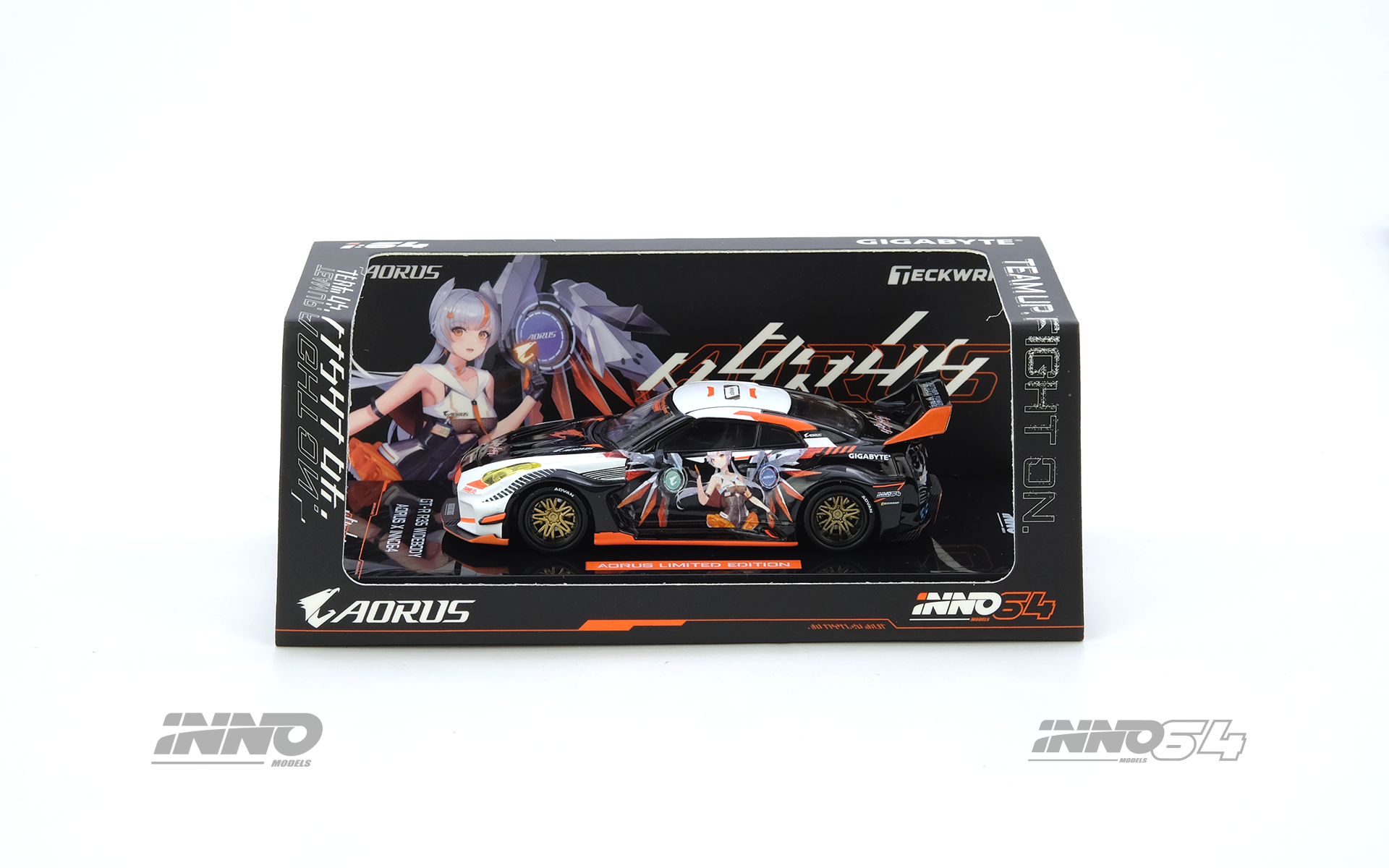 INNO64 1/64 GT-R R35 WIDEBODY AORUS X INNO64 Limited Edition