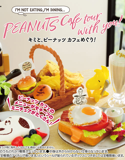 Load image into Gallery viewer, Re-Ment Snoopy Peanuts Cafe Tour with you! (Complete Set of 8)
