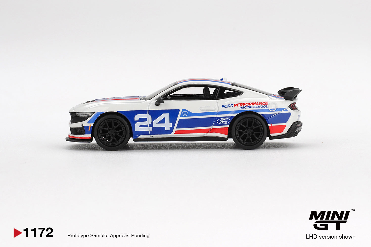 MINI GT #1172 Ford Mustang Dark Horse #24 Ford Performance Racing