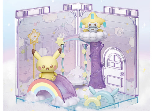 Load image into Gallery viewer, Takara Tomy Pokemon PokePeace Sweets Shop Pikachu &amp; Jirachi (Character Toy)
